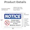Signmission Please Don't Use Cell Phone Sign With Symbol, 14 in W x Rectangle, Vinyl Decal OS-2PACK-NS-D-1014-L-17436 - alternate 3